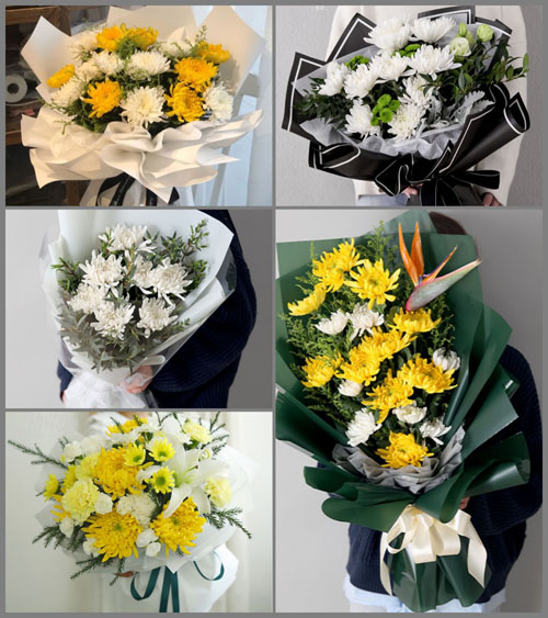 湖南常德武陵区芦荻山乡岩桅子村白事花束代送